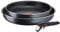 Tefal Ingenio XL Force L15891 - Set di 3 padelle | 24 e 28 cm + 1 manico rimovibile | impilabile | rivestimento antiaderente | indicatore di temperatura del segnale termico | Grigio/Blu