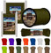 HERCULES Tipo III Paracord 550 Corda Paracord Corda per paracadute, verde militare da 50' per fai da te, campeggio, sopravvivenza, all'aperto
