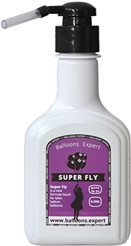 Ballongel | 250ml Flasche mit Dispenser | bis zu 25x längere Schwebezeit-Verlängerung von Heliumballons | Luftballons Ballons Gel schweben verlängern