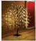 Spot on dealz® 5 FT Weeping Willow Tree Outdoor Christmas Decorations 240 LED Tree Lights with Metal Flat Base Garden Ornaments for Home Xmas Display Indoor Warm White