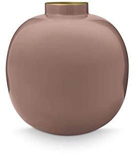 Pip Studio Metall Vase Braun 23cm
