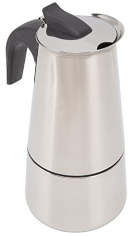 Cafetière électrique, Percolateur électrique De Grande Capacité Cafetière Moka En Acier Inoxydable Portable Pour la Maison Et le Camping En Plein Air(600ML)