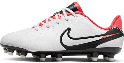 Nike Legend 16 Fussballschuh, White/Black-Bright Crimson, 36.5 EU