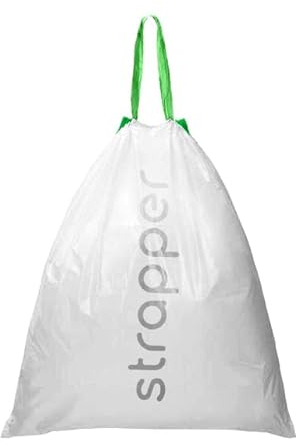 Strapper Code R 100 Bolsas de Residuos - Adecuado para Cubo de Residuos Brabantia - 36 litros - 100 bolsas de basura R