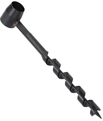 Broca de Barrena de Madera Eye Hecha a Mano para Bushcraft Camping Manual Auger T-Handle Turn con Tornillo Autorroscante (19-230 mm)
