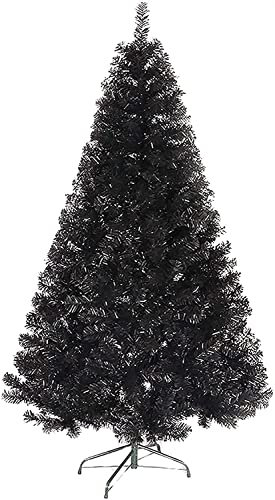 Künstlicher Weihnachtsbaum mit Glitzer-Lametta für den Innenbereich, zusammenklappbarer Weihnachtsbaum, Weihnachtsschmuck (Größe: 2,4 m), glückliches Geschenk