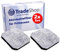 Trade-Shop Lot de 2 filtres à charbon actif, filtre anti-odeurs compatible avec les friteuses Tefal, Quadra 700, super classique 1000, Universalis 800