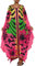 Bsubseach Kaftan Cover Ups für Bademode Frauen Plus Größe Kaftan Badeanzug Cover Up Kleid Resort Wear Rose Rot