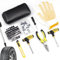 ELNLE Kit Riparazione Pneumatici Auto 58 Pezzi Kit Foratura Moto Tubeless, Kit Ripara Gomme Moto con 30 Chiodi in Gomma e 20 Striscia di Riparazione per Auto, Moto, Camion, Trattore