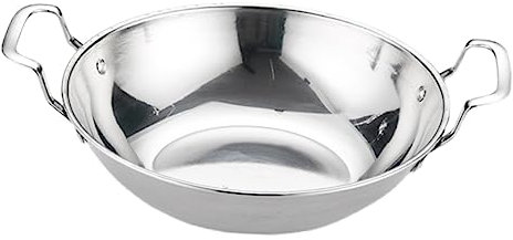 Ciieeo Sartén Inoxidable Olla Caliente De Doble Asa Sartén De Cocina Multifunción