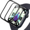 IQShield Panzer Schutz Glas für Apple Watch 41mm 9/8/7, 2 Stück Panzer Schutzfolie, High Definition Displayschutz, Blasenfest Installation, Touch Sensitive, Anti-Kratzer Panzerfolie