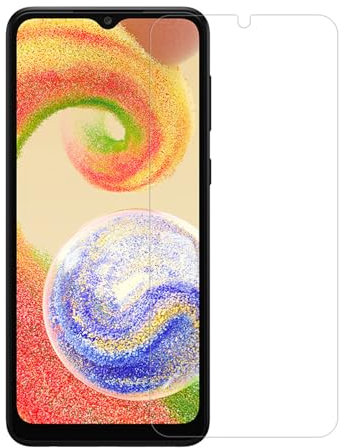 Anti-Fingerabdruck Blase Panzerglas für A04/A04S/A04E Displayschutzfolie Schutz Telefon Kamera Folie Full