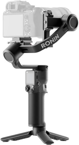 DJI RS 3 Mini, Leichter Stabilisator mit auf DREI Achsen stabilisiertem Gimbal für Canon/Sony/Panasonic/Nikon/Fujifilm, 2 kg getestete Zuladung, Bluetooth-Aufnahmetaste, Native vertikale Aufnahme