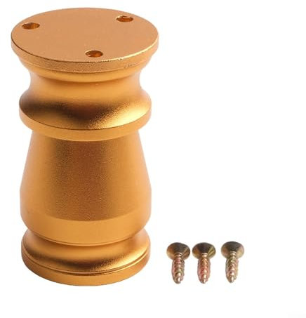 Sumsoctober Möbelbeine aus solider Aluminium-Legierung, Sofa-Fuß-Ersatzbeine, Stuhl-Ersatzbeine, für Sofas, Betten, Schränke