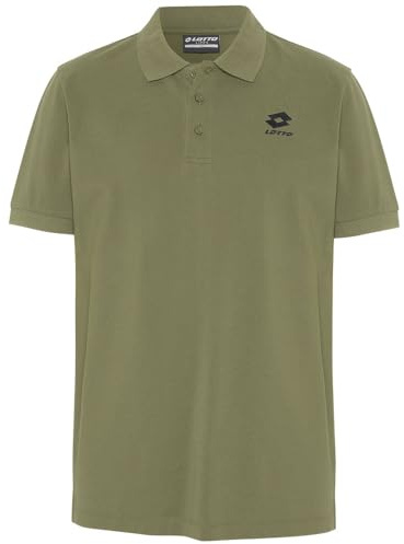 Lotto 1124003 Men, Polo Shirt, Regular Fit Herren Polohemd Olive Night XL
