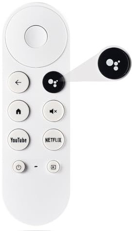 for Google Chromecast Voice Remote,Replacement Control for Google TV Remote/Streamer (Only for Snow Chrome cast Google)