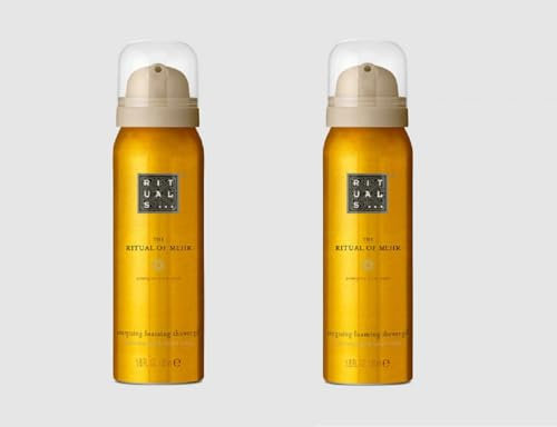 RITUALS The Ritual of Mehr Foaming Shower Gel, Sweet Orange & Cedar Wood, Travel Size, 2 x 50ml