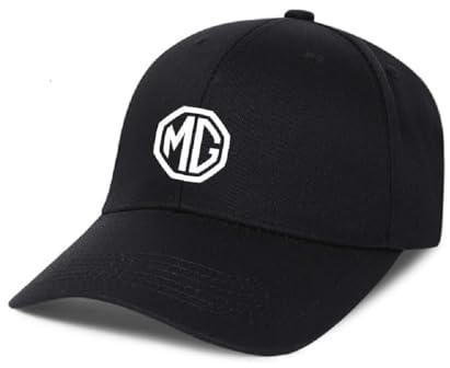 VAPORVERSE Baseball Cap Fur MG S9, Atmungsaktiv Sport Freizeit Sonnenmütze Hochwertige Basecap Trendig Outdoor Shaping Running Freizeit Basecap,Black
