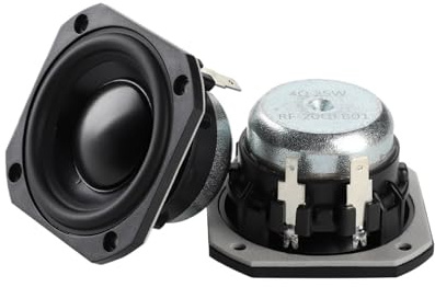 2pcs 55MM 2 Inch Full Range 4 Ohm 25-40W Speakers Unit High Power Bluetooth Bookshelf Speakers Hifi Audio Loudspeaker(4 ohm)
