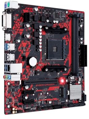 Scheda madre Scheda madre Fit For ASUS B450M DRAGON B450 AM4 DDR4 M.2 mATX USB 3.2 DVI HDMI