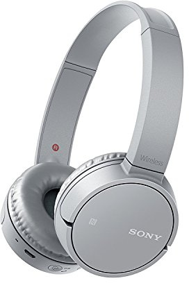 Sony WH-CH500 Wireless Bluetooth NFC On-Ear Headphones with 20 hours Battery Life - Grey