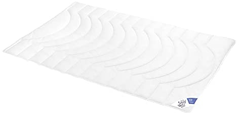 SCHLAFSTIL Bettdecke F200, 135x200, Faserbettdecke, Extraleicht, 100% Polyester, Made in Germany, Oeko-TEX, allergikergeeignet