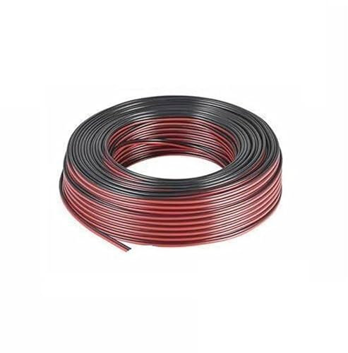 Rollo 100M cable paralelo (2x1.0mm) Rojo/Negro