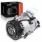 Frankberg Compresor de aire acondicionado con embrague Compatible con Astra J P10 Meriva B S10 Insignia A G09 Cruze J300 J305 J308 Replace# 13385464, aceite premezclado