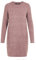 VERO MODA Damen VMDOFFY LS O-Neck Dress GA NOOS 10215523, Crushed Berry/Melange, XL