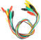 Pinzas de Cocodrilo, 10pcs 50cm Pinzas de cocodrilo de doble extremo Cable de prueba Línea de Conexión Estampado de Cables Puente para Circuito Prueba Eléctrica Línea Cable Salida Accesorios