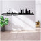 Wandtattoo Städte Skyline Deutschland 110cm Breite deine Stadt Wandaufkleber Panorama Wandsticker selbstklebend für Wohnzimmer Esszimmer Jugendzimmer YX038 (10 Frankfurt)