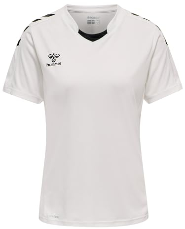 hummel Damen Hmlcore Xk Poly Jersey S/S Vrouw T Shirt, Weiß, XL EU