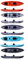 Galaxy Kayaks Tandem Solo HV - Zweier + Einer Kajak Sit On Top Kajak Angelkajak, Farbe Galaxy Kayaks::(CI) Orange