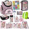 XXL Schulranzen Set 14er Best Friends Schulranzen ergonomischer Ranzen Zuckertüte Geldbeutel Federmappe Turnbeutel Brotdose Trinkflasche Malunterlage Schürze Aufgabenheft für die Grundschule