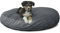 bananair - Hundebett Rund Weich & Bequem - Bezug Abnehmbar und Maschinenwaschbar - Großzügig gepolstert - XXL Hundekissen/Hundekorb/Dog Bed für Kleine & Grosse Hunde (90 cm, Dunkelgrau)