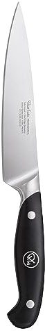 Robert Welch Professional Kitchen Knife 14cm. Crafted from German 1.4116 Stainless Steel. All Purpose Knife for Slicing Meats, Cheeses and Vegetables.
