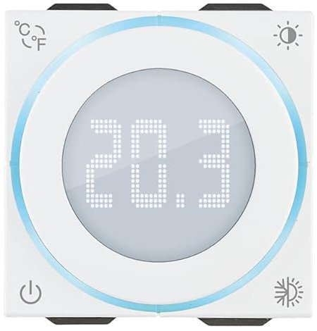 Termostato Intelligente2 ModulosVimar 09473 Never UP Bluetooth Bianco