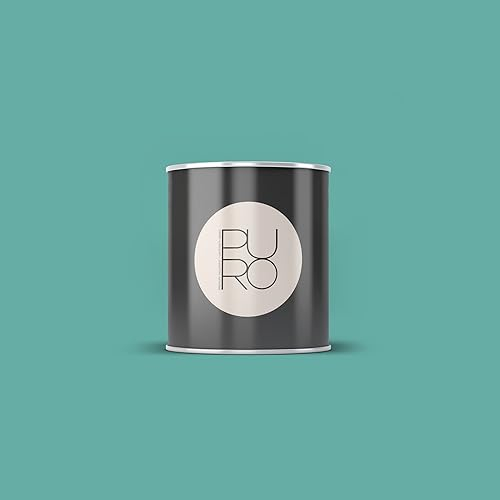 livingwalls PURO Premium Peinture murale c4007 – Peinture de peintre à très haut pouvoir couvrant – Peinture d'intérieur mate de qualité supérieure en bleu – 1 l