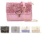Fililogor Borsa a Spalla Donna Piccola Rosa Borsa Del Telefono Crossbody, Borsa a Spalla Ragazza con Catena a Spalla per Scuola Uso Quotidiano (Rosa)