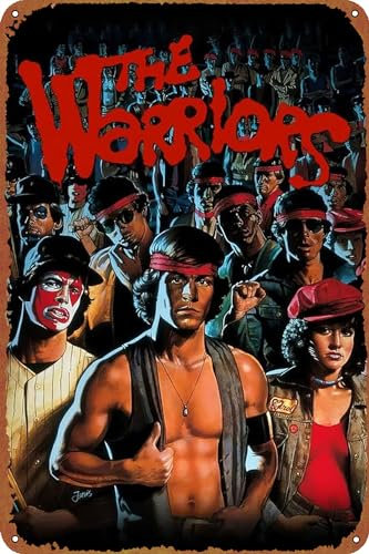 The Warriors Game Poster Vintage Style Metallschild Spiel Blechschild 20,3 x 30,5 cm