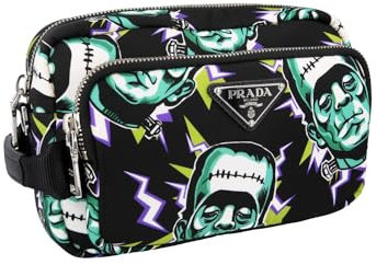 Prada Herren Grün Nylon Weekender 2VF029