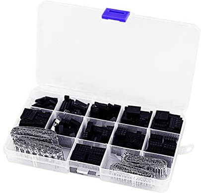 Homoyoyo 620pcs Computer Building Wire Jumpers Terminal Connectors Kit Jumper Pins