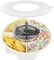 Musiwanna Snack Tray with Lid for Stanley Cup 30oz/887ml, ONLY for 30OZ, Snack Bowl Compatible with 30oz Tumbler, Silicone SnackHolder with 3 Compartments, SnackPlate, SnackStorage Top Ring