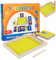 Sensorial Table Bandeja Para NiñOs Para NiñOs 3+, Bandeja De Arena De Madera Para NiñOs Con Arena Sensorial Y NúMeros De Letras Sensoriales Para Aula, Bandejas De Actividades Educativas Para NiñOs