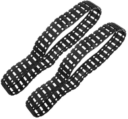 FOYTOKI Build Your Own Robot 2 Pack Diy Tank Tracks Plastic Tracks for Rc Robot Tank Car Toy
