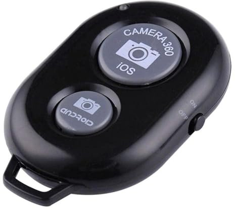 Mini fotocamera Bluetooth compatibile con telecomando pulsante di scatto foto smartphone N per IOS/Android Selfie EWW Phone
