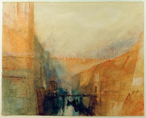 WYKUJMYTO Berühmte Gemälde Moderne Kunstdrucke Bild Druck Auf Leinwand das Gemälde von Mallord William Turner Poster Kunstwerke für Wohnzimmer Dekoration 60x90cm
