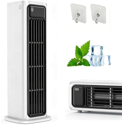 AirZuma Klimaanlage Original,mit der CoolCore Technologie,Mobiler Verdunstungsluftkühler,Blattloser Leiser Ventilator,Energiesparend,3 Kühlstufen für Zuhause,Büro und Unterwegs