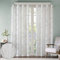 Madison Park Leilani Feuille de Palmier Burnout Window Sheer Blanc 127 x 160 cm
