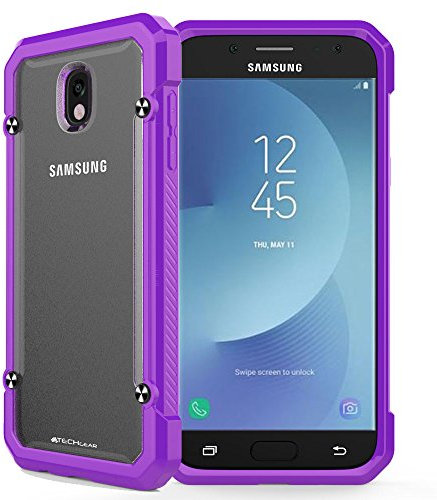 TECHGEAR Custodia Compatibile con Galaxy J5 2017 - [Fusion Armor] Custodia Protettiva Resistente e Sottile Rinforzata paraurti Cover per Samsung Galaxy J5 2017 (SM-J530) - Viola